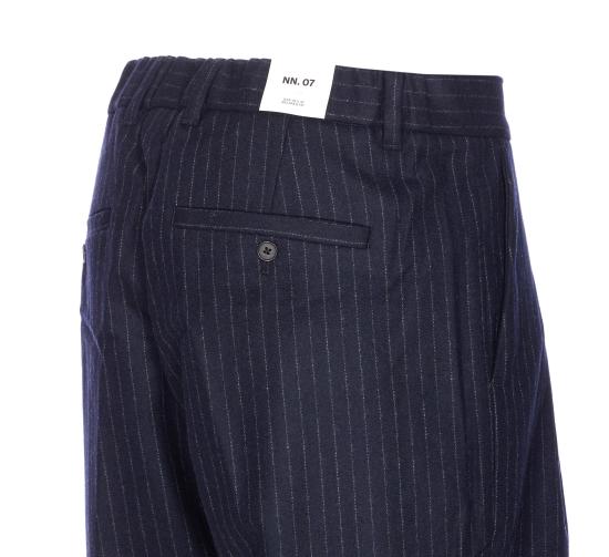 25FW 엔엔07 스트레이트 팬츠 2560000048 NAVY STRIPE Blue - NN07