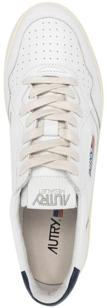 25SS 오트리 메달리스트 로우 스니커즈 AULMLL12 WHITE - AUTRY