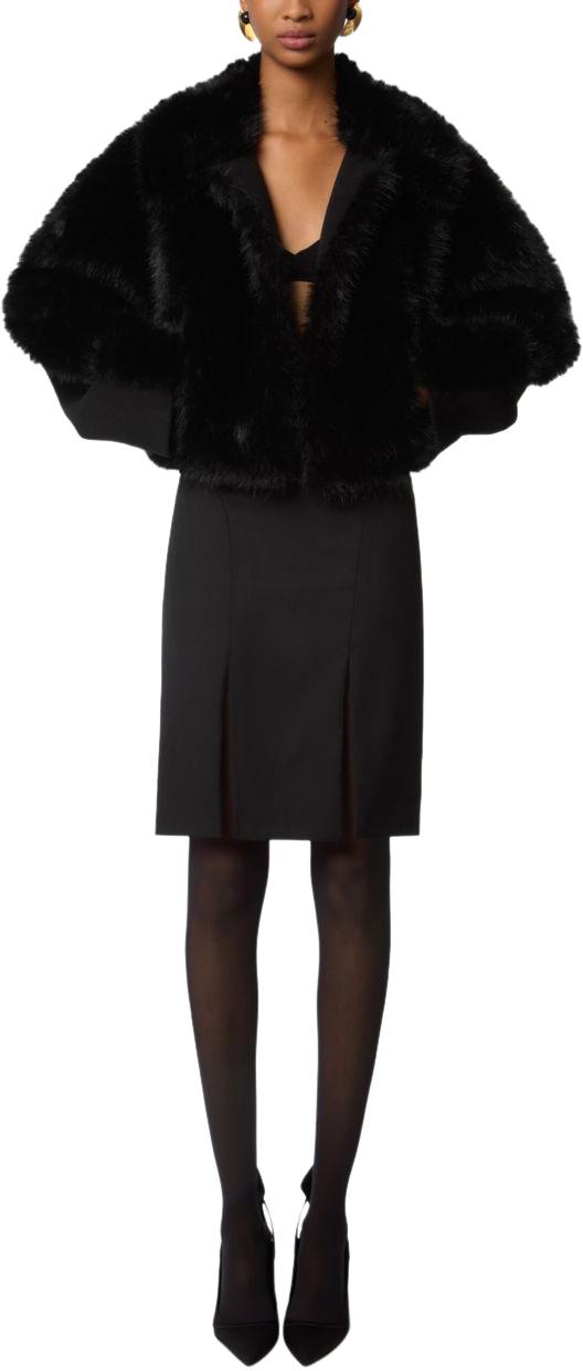 25FW 니나리찌 코트 25ACMA018PL0483U9000 BLACK - NINA RICCI