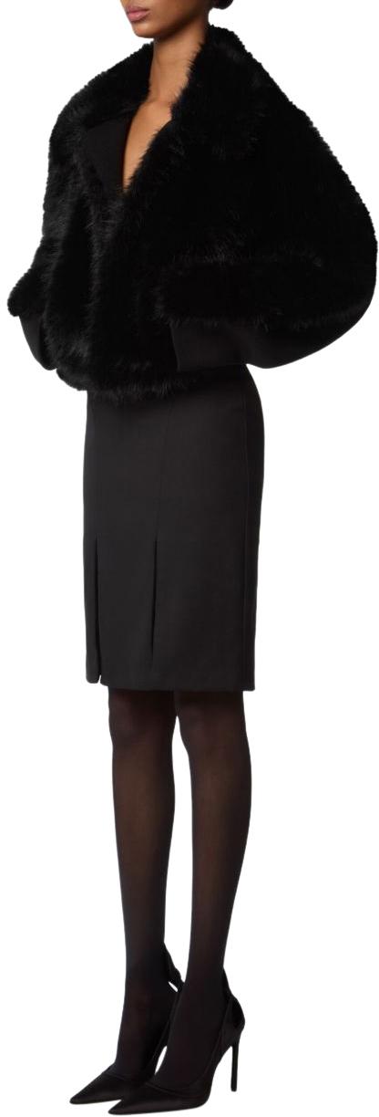 25FW 니나리찌 코트 25ACMA018PL0483U9000 BLACK - NINA RICCI