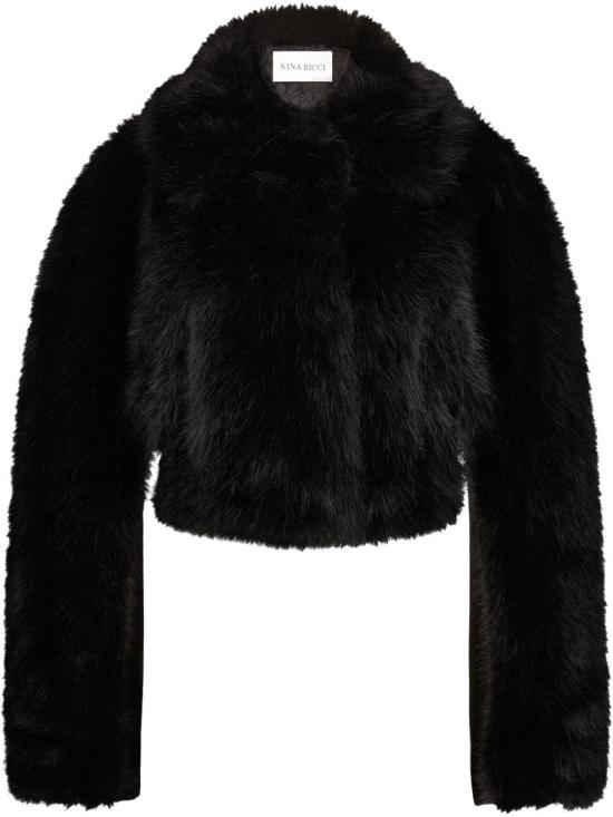 25FW 니나리찌 코트 25ACMA018PL0483U9000 BLACK