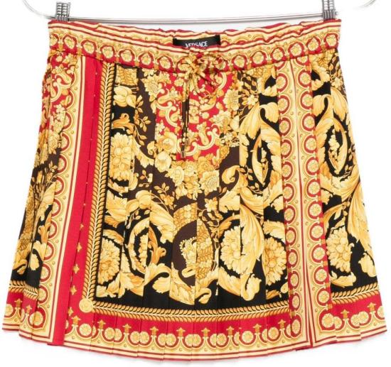 25FW 베르사체 미디 스커트 10202951A152155R650 RED