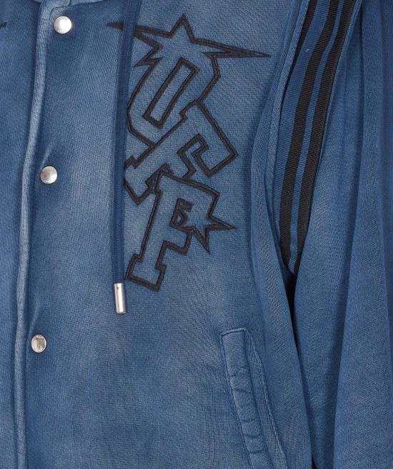 25FW 오프화이트 긴팔 티셔츠 OMEK003F25FLE002 4343 Blue - OFF WHITE