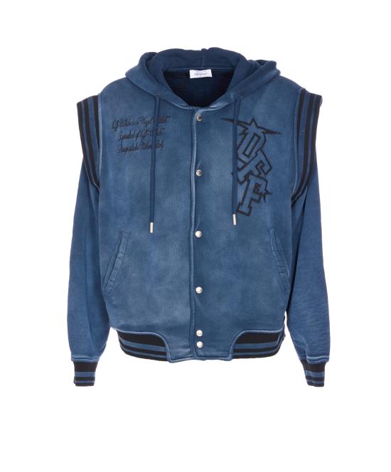 25FW 오프화이트 긴팔 티셔츠 OMEK003F25FLE002 4343 Blue