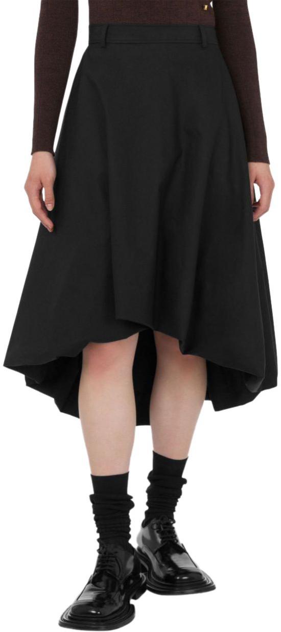 25FW 모스키노 미디 스커트 J010654310555 BLACK - MOSCHINO