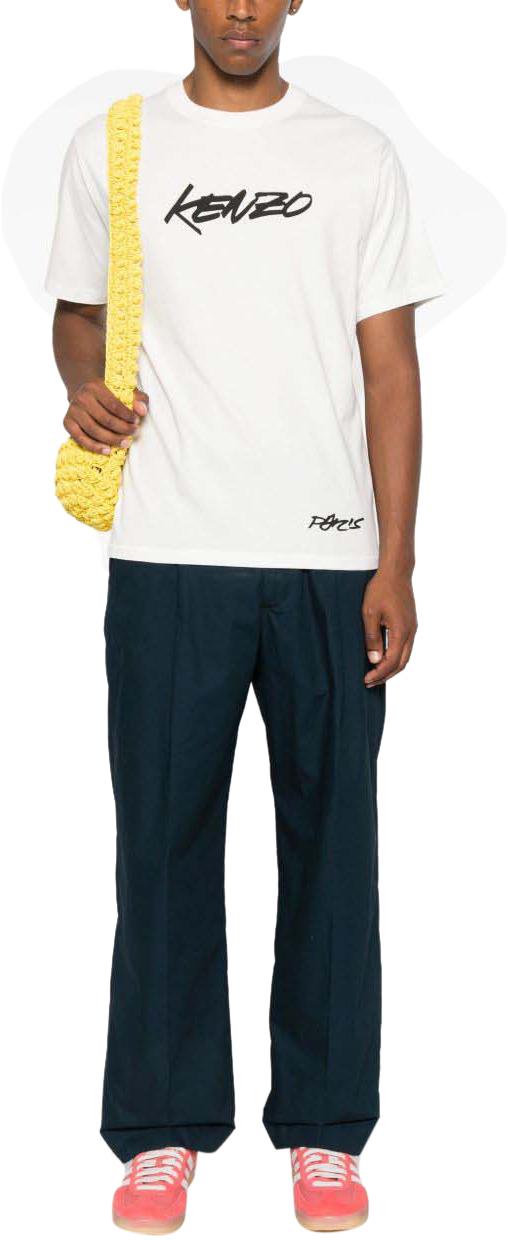 25FW 겐조 반팔 티셔츠 FF65TS2524SG02 BEIGE - KENZO