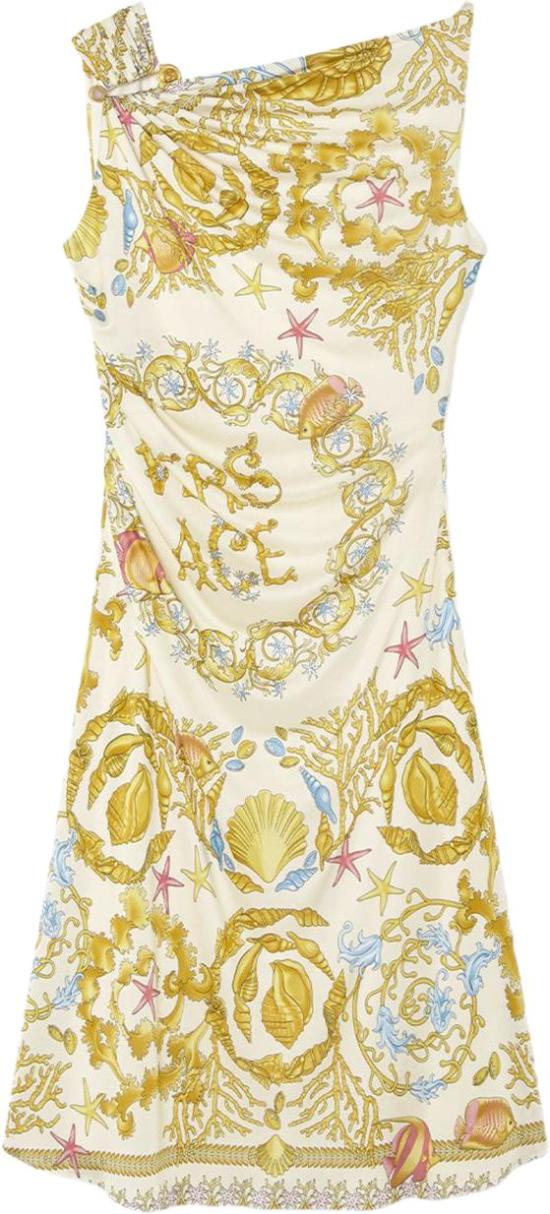 25FW 베르사체 미디 원피스 10201631A152105K640 DIVERS