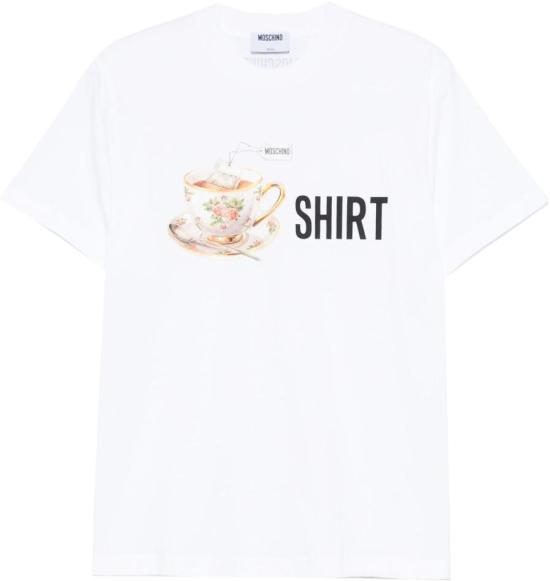 25FW 모스키노 탑 V072255411001 WHITE