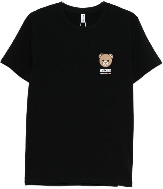 25FW 모스키노 반팔 티셔츠 A070144100555 BLACK