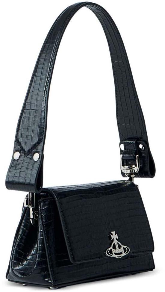 25FW 비비안웨스트우드 숄더백 46030001WL00C0N401 BLACK - VIVIENNE WESTWOOD