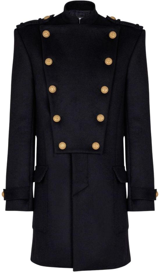 25FW 발망 코트 FH1UC155WB500PA BLACK