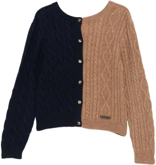 25FW 모스키노 가디건 A091255041096 BROWN