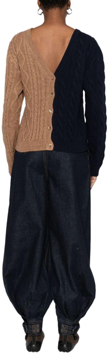 25FW 모스키노 가디건 A091255041096 BROWN - MOSCHINO