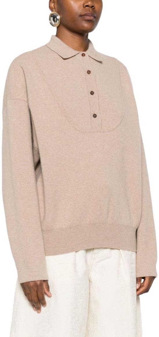 25FW 자크뮈스 스웨터 SWW00623AK00276150 BEIGE - JACQUEMUS