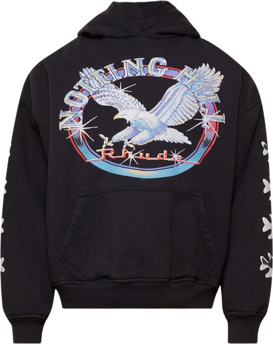 25FW 루드 후드 티셔츠 RHPF25HO090120027 BLACK
