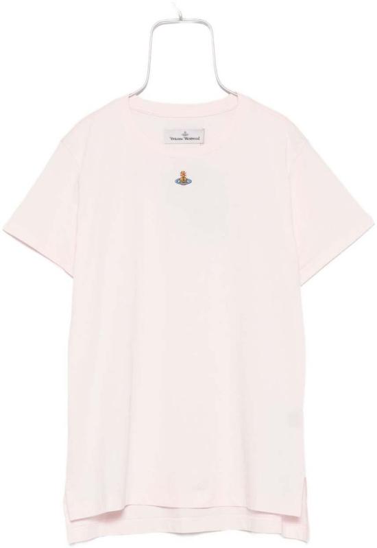 25FW 비비안웨스트우드 PERU 페루 ORB 반팔 티셔츠 3G010017J001MG404 PINK