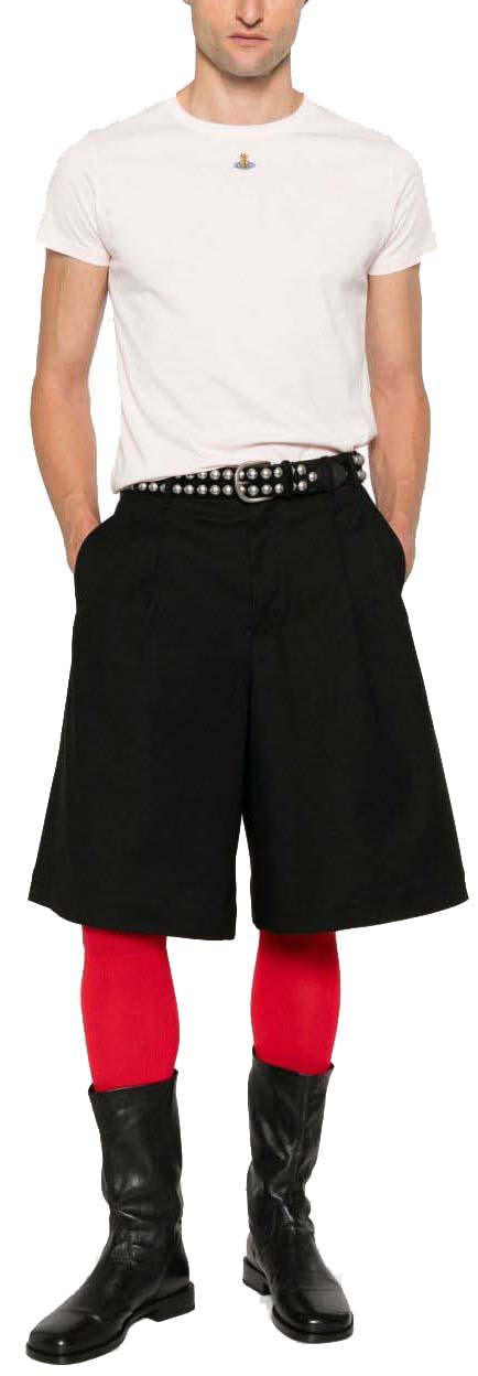 25FW 비비안웨스트우드 PERU 페루 ORB 반팔 티셔츠 3G010017J001MG404 PINK - VIVIENNE WESTWOOD