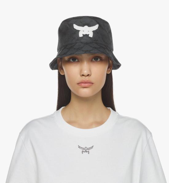  엠시엠 버킷햇 MECESMM06ED058GREY Black - MCM