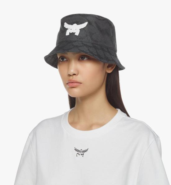  엠시엠 버킷햇 MECESMM06ED058GREY Black - MCM