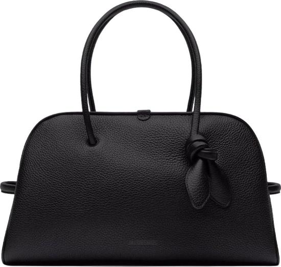 26FW 자크뮈스 투리스모 소프트 볼링백 BAU00427AC03A03990 BLACK