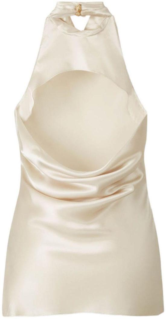 25FW 발망 민소매 티셔츠 FF1AE165SE950AS BEIGE - BALMAIN