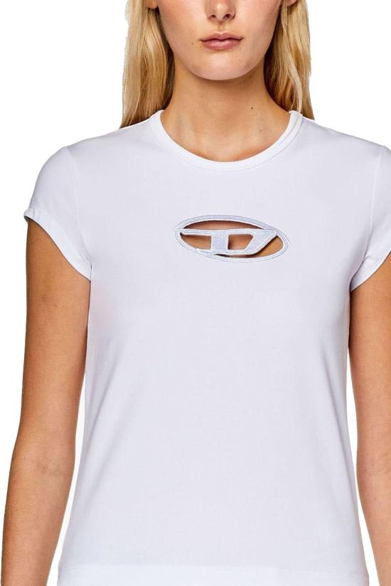  디젤 반팔 티셔츠 A062680AFAA100 WHITE - DIESEL