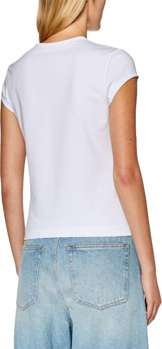  디젤 반팔 티셔츠 A062680AFAA100 WHITE - DIESEL