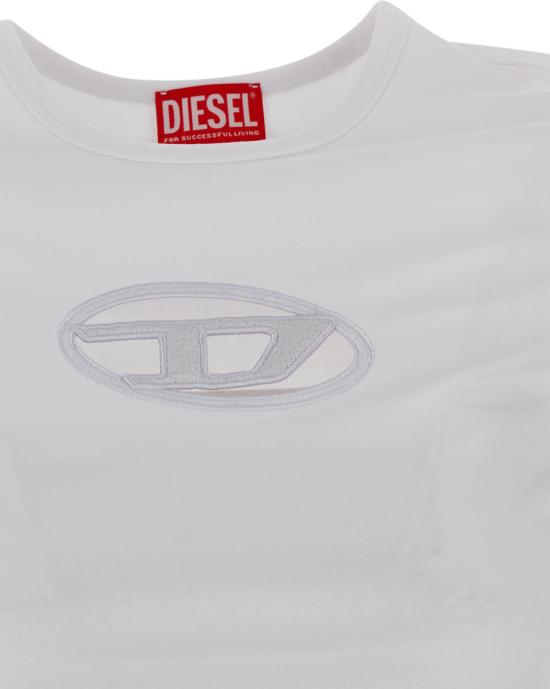  디젤 반팔 티셔츠 A062680AFAA100 WHITE - DIESEL