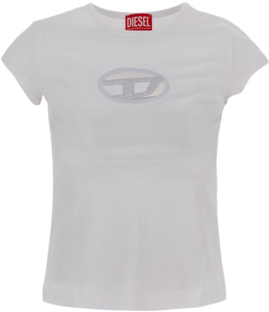  디젤 반팔 티셔츠 A062680AFAA100 WHITE - DIESEL