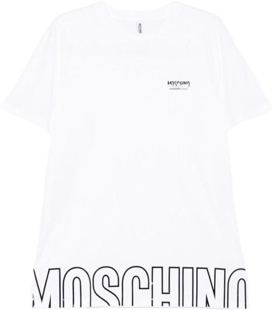 25FW 모스키노 반팔 티셔츠 A070843031001 WHITE