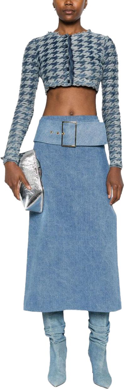 25FW 디젤 긴팔 티셔츠 A214450EGCA8ATA BLUE - DIESEL