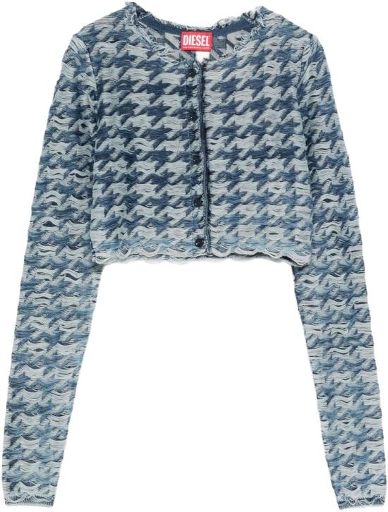 25FW 디젤 긴팔 티셔츠 A214450EGCA8ATA BLUE