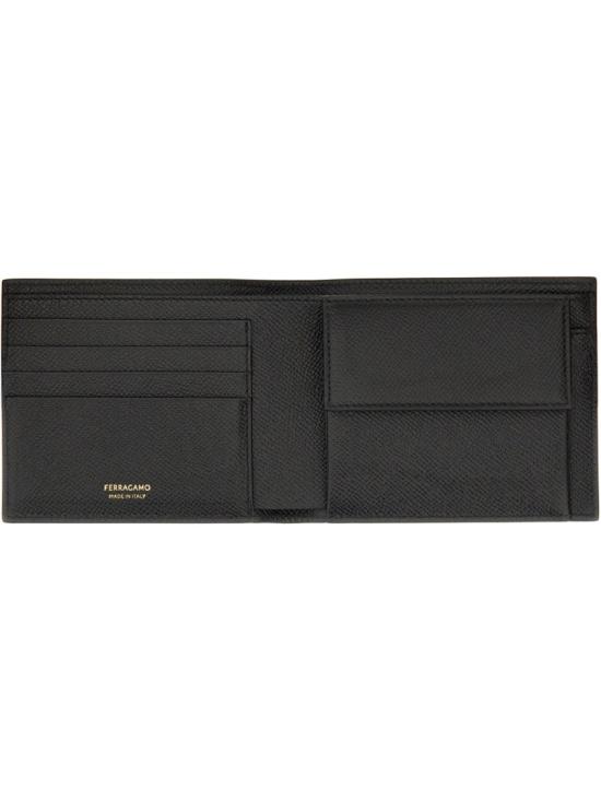 25FW 살바토레 페라가모 간치니 반지갑 775646 661454001 Black - SALVATORE FERRAGAMO