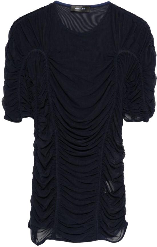 25FW 뮈글러 반팔 티셔츠 25F3TO08165956115 BLACK