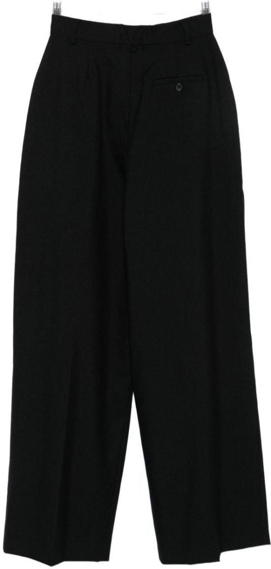 25FW 모스키노 스트레이트 팬츠 J031154170555 BLACK - MOSCHINO