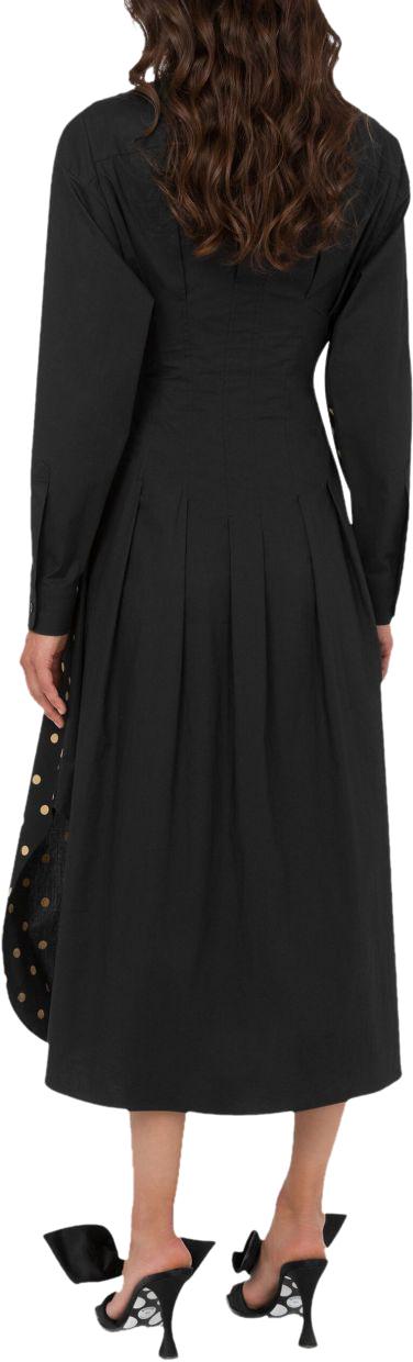 25FW 모스키노 미디 원피스 J041254552555 BLACK - MOSCHINO