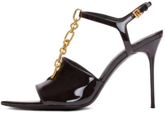 25FW 발망 힐/펌프스 FN1UH154LPAT0PA BLACK - BALMAIN