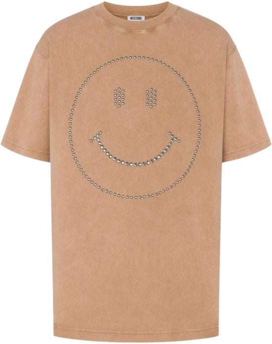 25FW 모스키노 반팔 티셔츠 A070352441084 BROWN