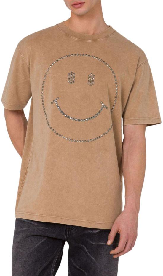 25FW 모스키노 반팔 티셔츠 A070352441084 BROWN - MOSCHINO