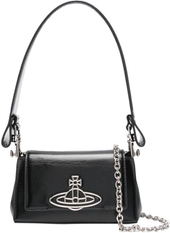 25FW 비비안웨스트우드 숄더백 4603000IWL00BRN401 BLACK