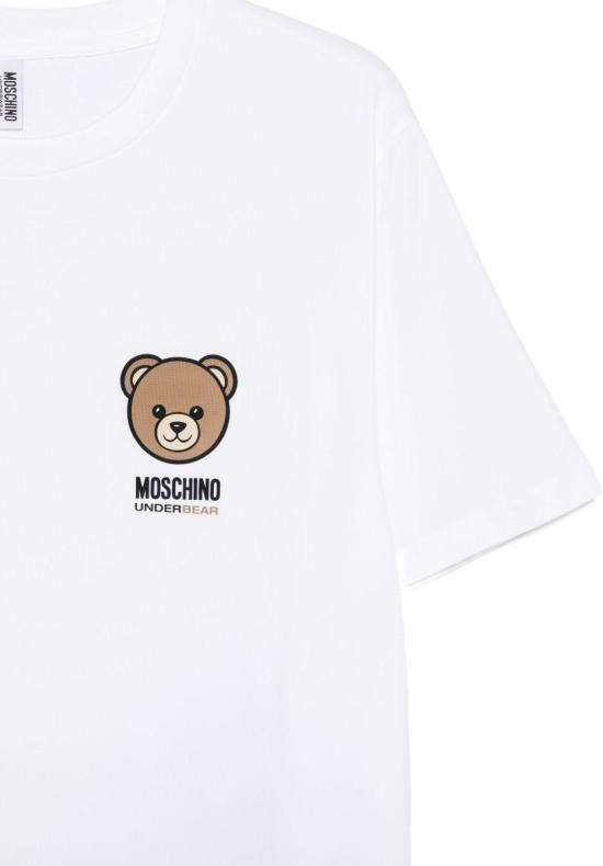 25FW 모스키노 반팔 티셔츠 A070144100001 WHITE - MOSCHINO