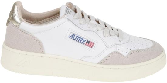 26SS 오트리 메달리스트 로우 레더 스니커즈 AULWLS75 WHITE