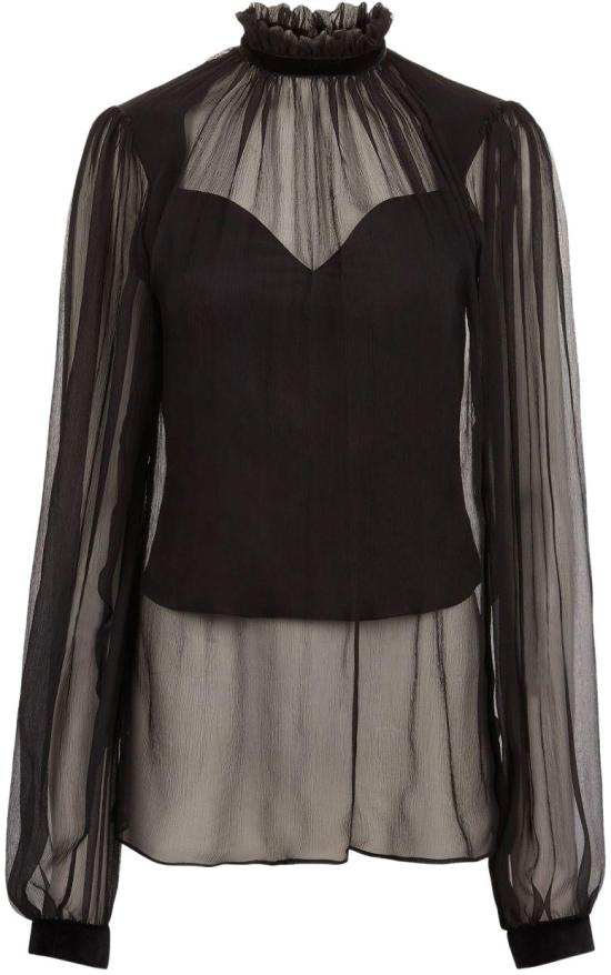 25FW 니나리찌 블라우스 25ACTO023SE1400U9000 BLACK