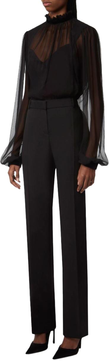 25FW 니나리찌 블라우스 25ACTO023SE1400U9000 BLACK - NINA RICCI