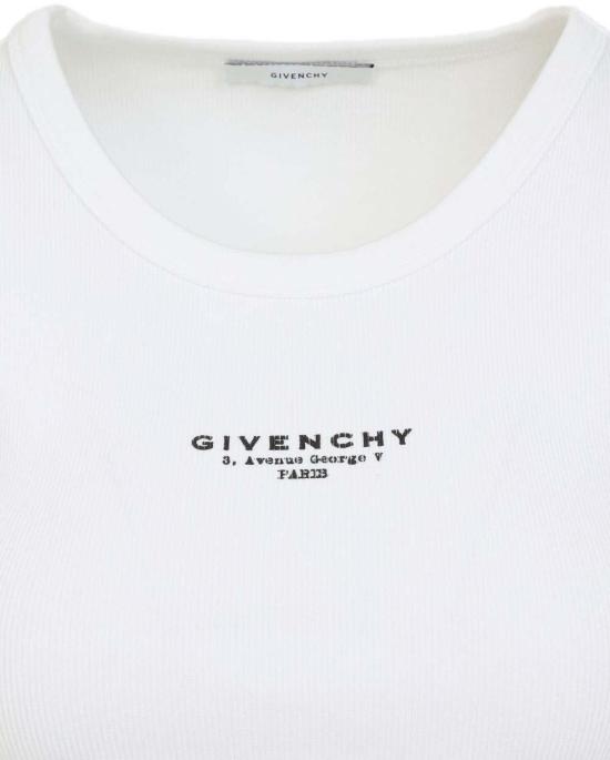 25FW 지방시 민소매 티셔츠 BW70FPP75N100 WHITE - GIVENCHY