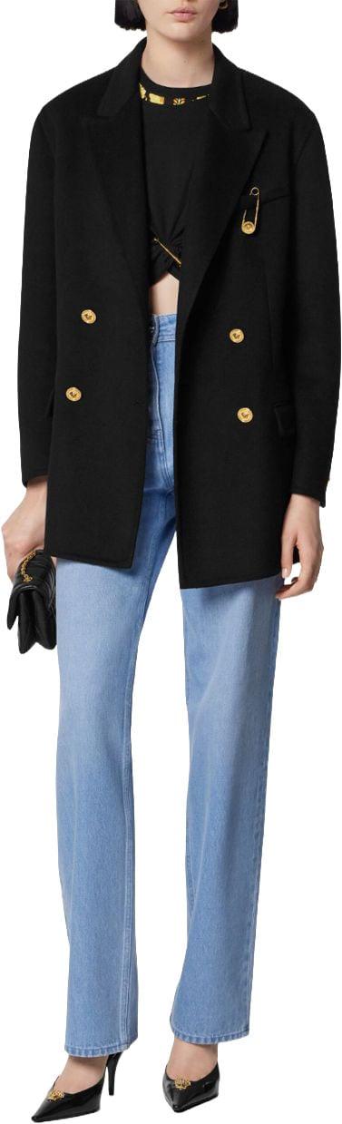 25FW 베르사체 트렌치 코트 10209711A154001B000 BLACK - VERSACE