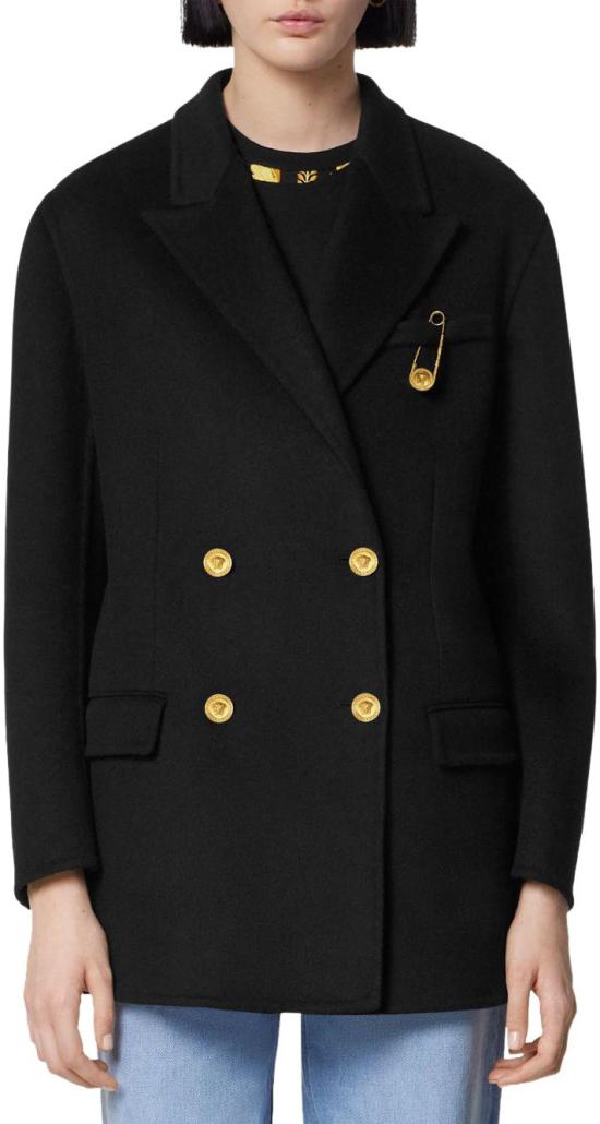 25FW 베르사체 코트 10209711A154001B000 BLACK - VERSACE