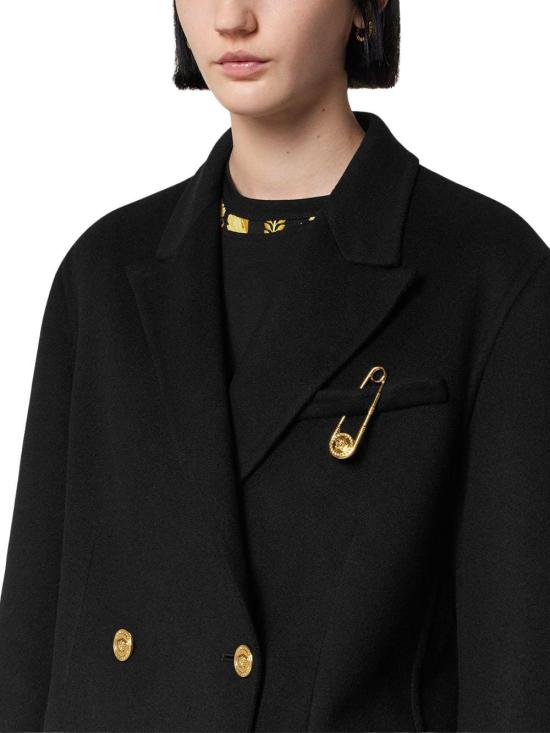 25FW 베르사체 트렌치 코트 10209711A154001B000 BLACK - VERSACE
