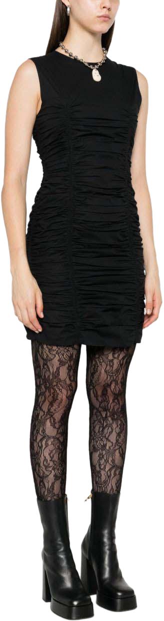 25FW 모스키노 미디 원피스 V042055310555 BLACK - MOSCHINO