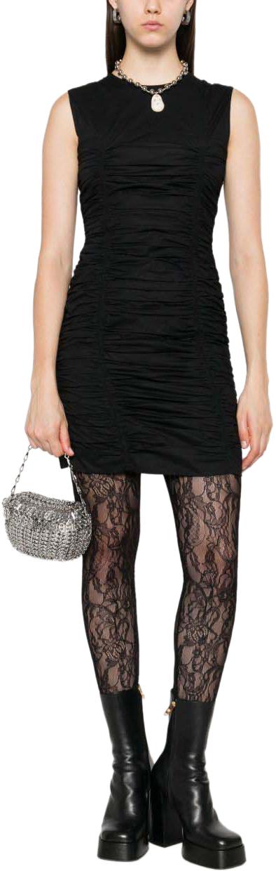 25FW 모스키노 미디 원피스 V042055310555 BLACK - MOSCHINO